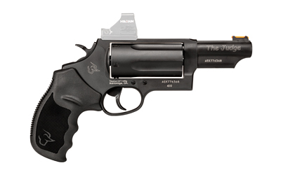 Taurus, Judge Magnum T.O.R.O., Double Action, Alloy Steel Frame Revolver, Compact, 3″ 410 Bore/.45 Long Colt, 3″ Barrel
