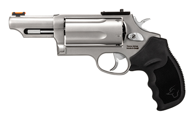 Taurus, Judge Magnum T.O.R.O., Double Action, Stainless Steel Frame Revolver, Compact, 3″ 410 Bore/.45 Long Colt, 3″ Barrel,