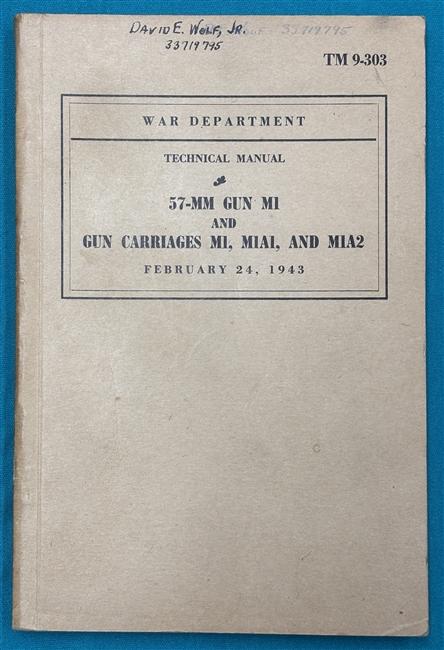 TM 9-30357mmGun M1 Technical Manual 1943