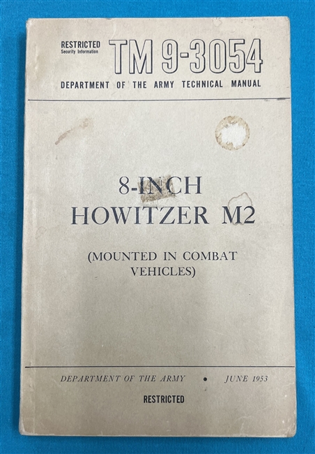 TM 9-30548-Inch Howitzer M2 Mounted in Combat Vehicles Technical Manual