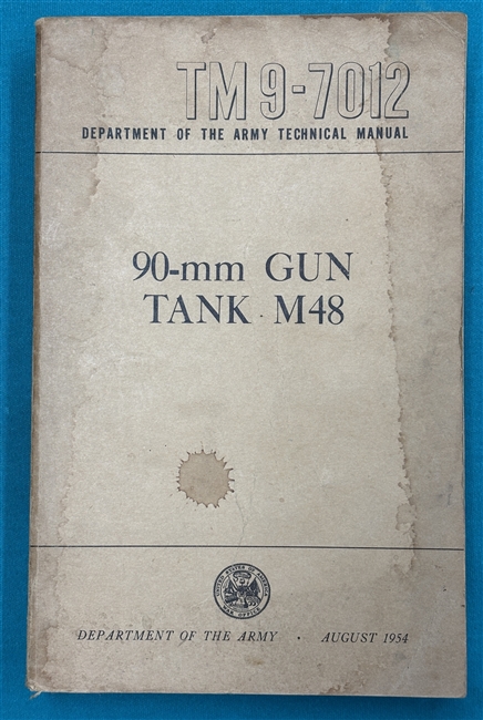 TM 9-701290mm Tank M48 Technical Manual