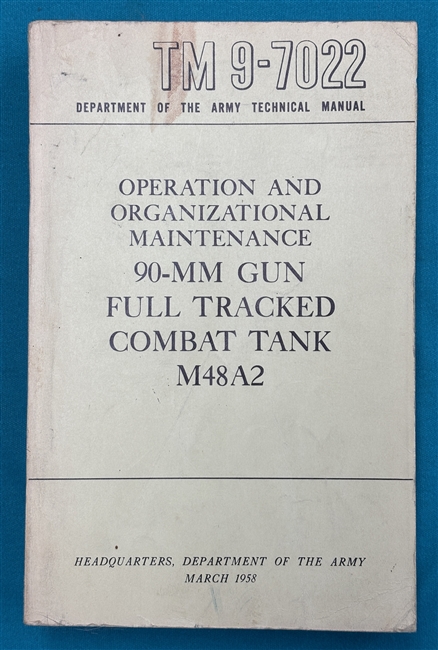 TM 9-702290mm Tank M48A2Technical Manual 1958