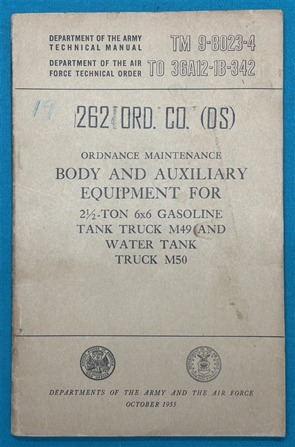 TM 9-8023-42-1/2 Ton Truck M49& M50 Technical Manual1953