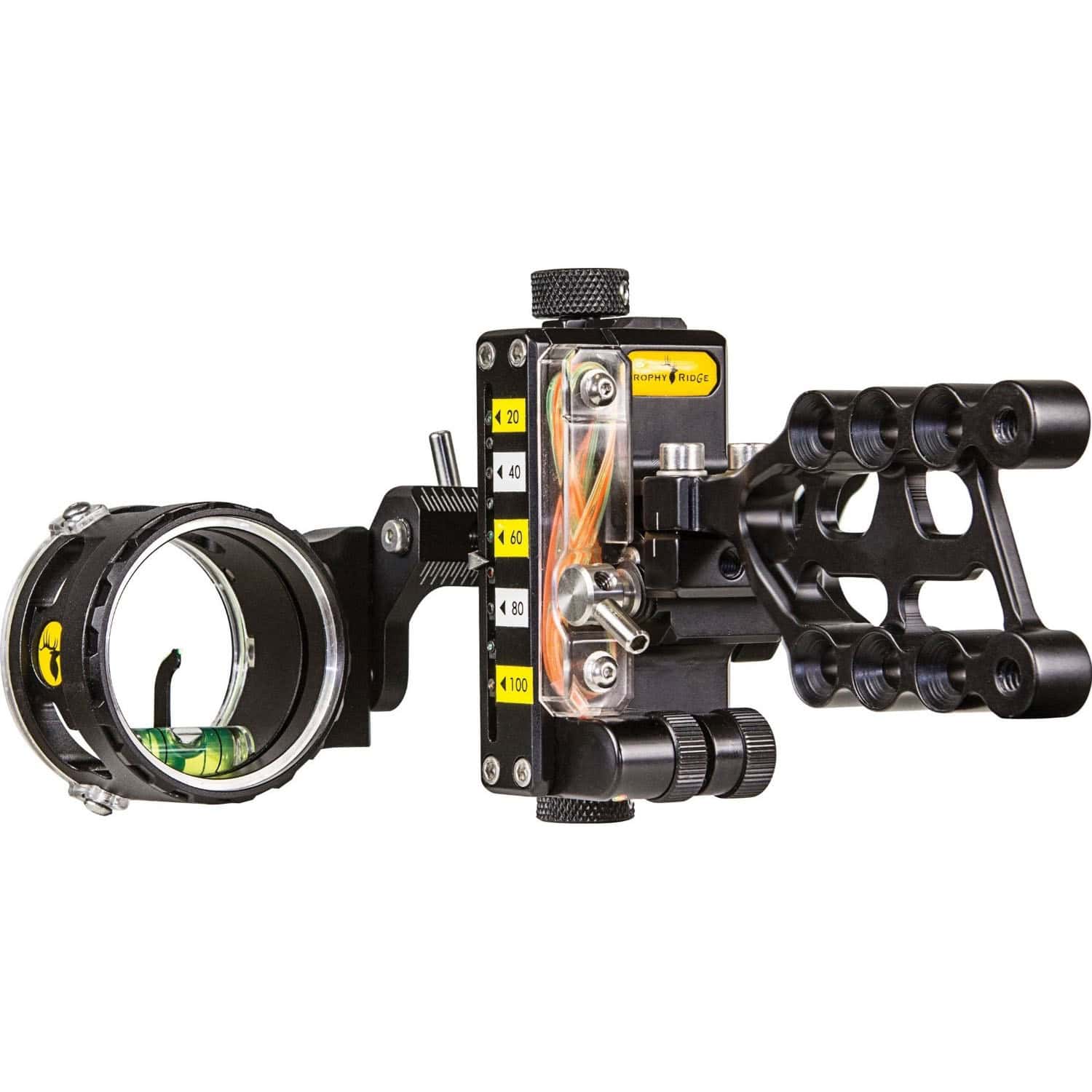 Trophy Ridge Sight React 1 Pro Bow Sight W/ Sight Light Smart Pin .019 Right Hand AS701R19