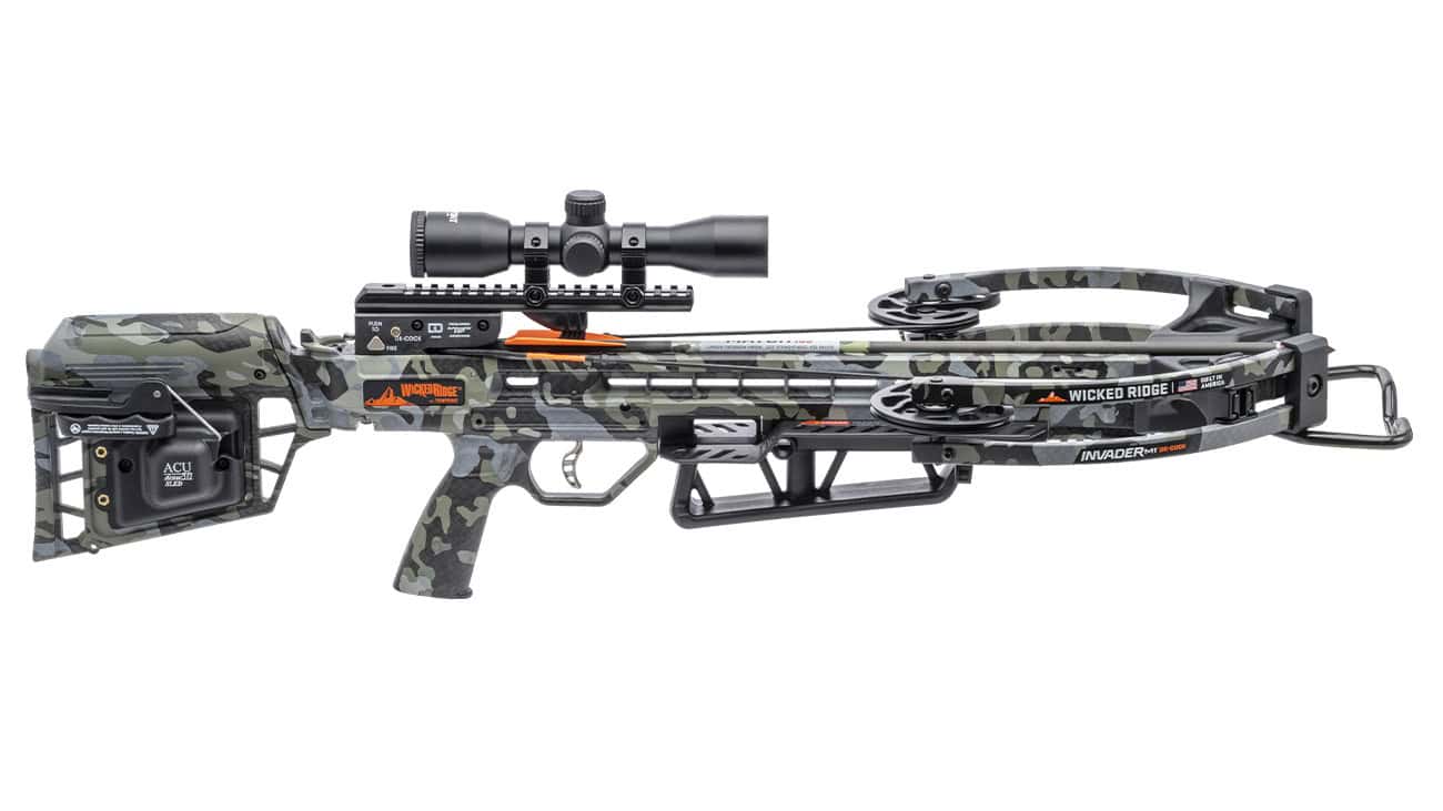 Wicked Ridge Crossbow Invader M1 ACUdraw 50 Sled De-Cock Peak Camo WR25005-9557*