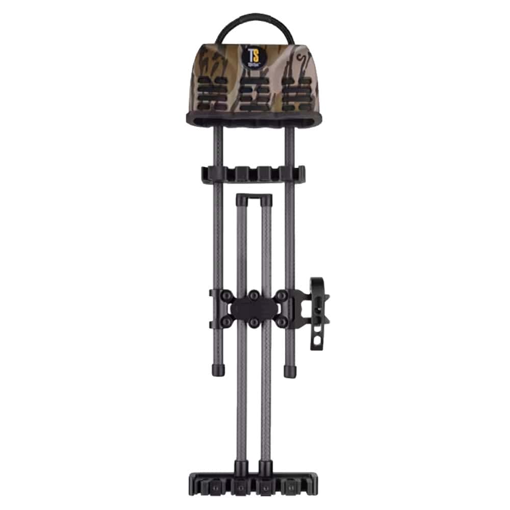 Tight Spot Quiver 5 Arrow Shift Lock 1-Piece Fully Adjustable Mossy Oak Bottomland Right or Left Hand TSQSL5BTML