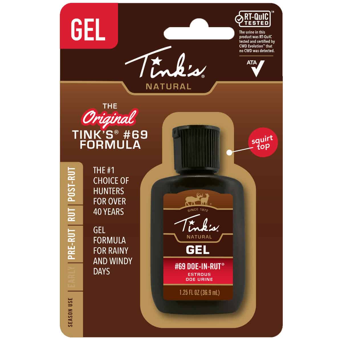 Tink’s Scents #69 Doe-In-Rut Gel Formula Doe Estrous 1.25 oz W6302