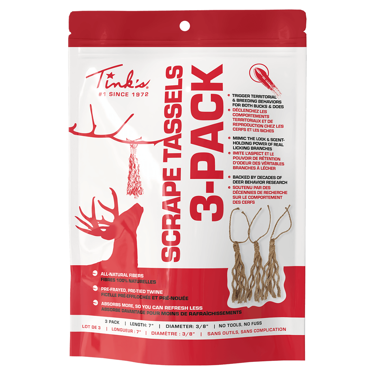 Tink’s Scents Scrape Tassels 3 Pack W5848