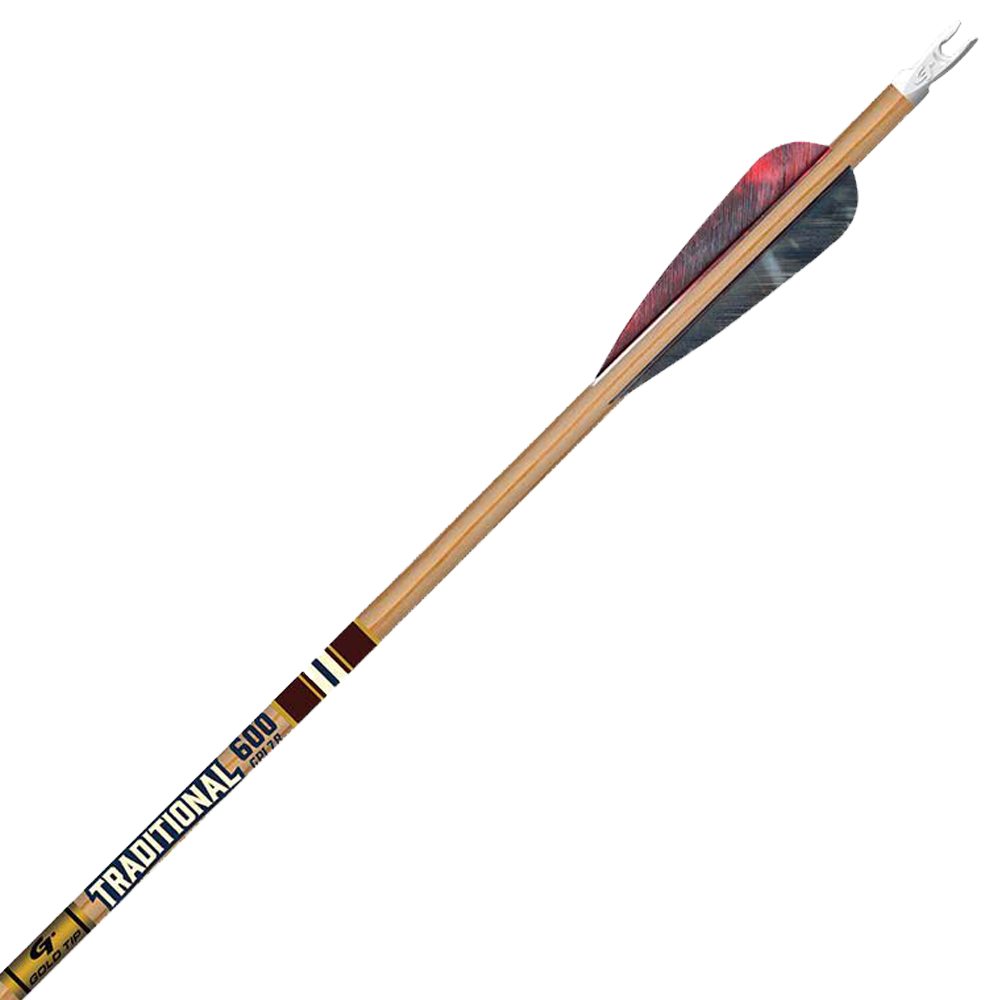 Gold Tip - Traditional Classic Fletched Arrows