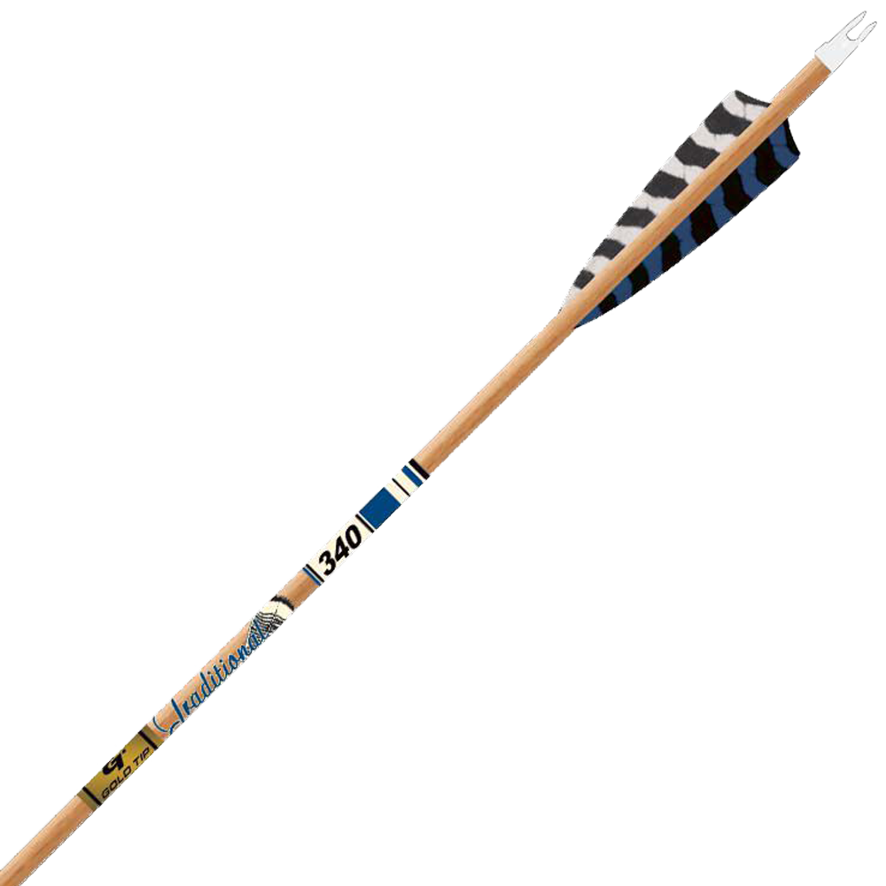 Gold Tip - Traditional XT Fletched Arrows