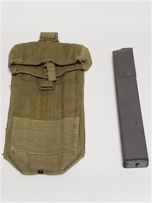 STEN MAGAZINE POUCH O.D. COLOR.