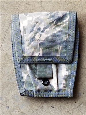 US GI DIGITAL CAMO INDIVIDUAL POUCHES SET OF 2 PIECES.NEW OLD STOCK