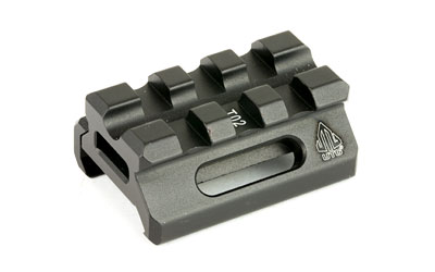 Leapers, Inc. – UTG, Super Slim Picatinny Riser Mount, 1/2″ Height, 3 Slots. Black Finish