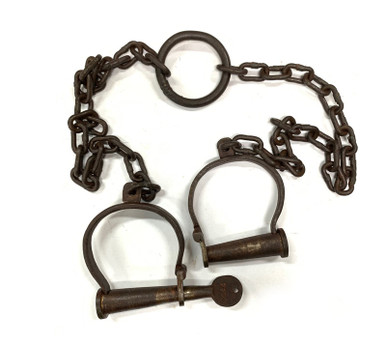 Victorian Style Leg Irons with key
