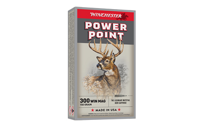 Winchester Ammunition, Super-X, 300 WIN MAG, 150 Grain, Power Point, 20 Round Box