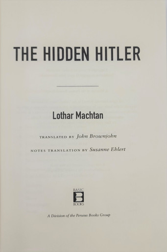 The Hidden Hitler