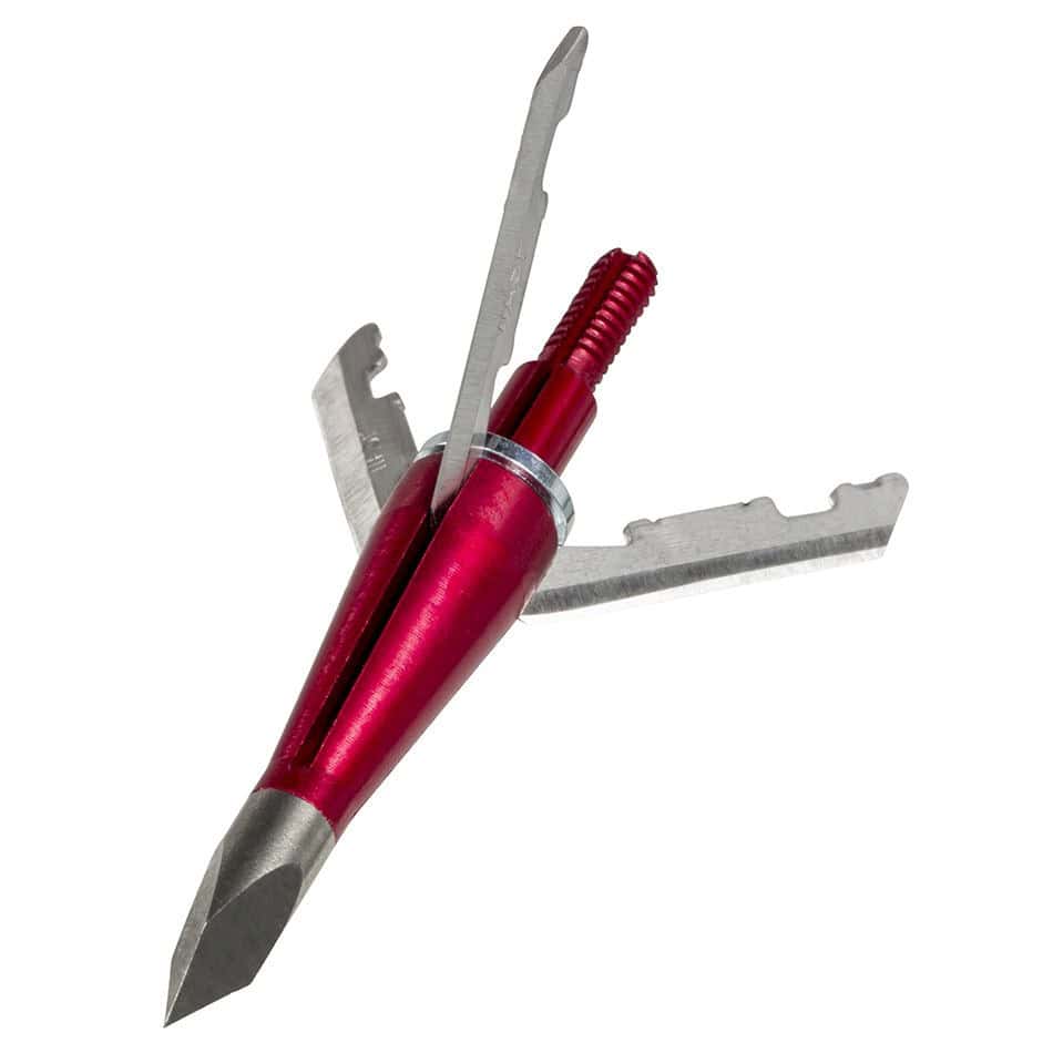 Wasp Archery Crossbow Broadhead Jak X Mechanical 100 Grain 3 Pack 1 3/4″ Cut 9103