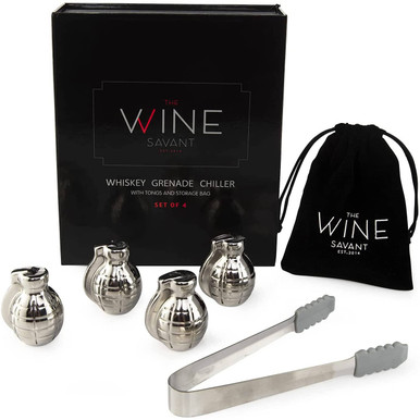 Whiskey Stone Grenades - Set of 4