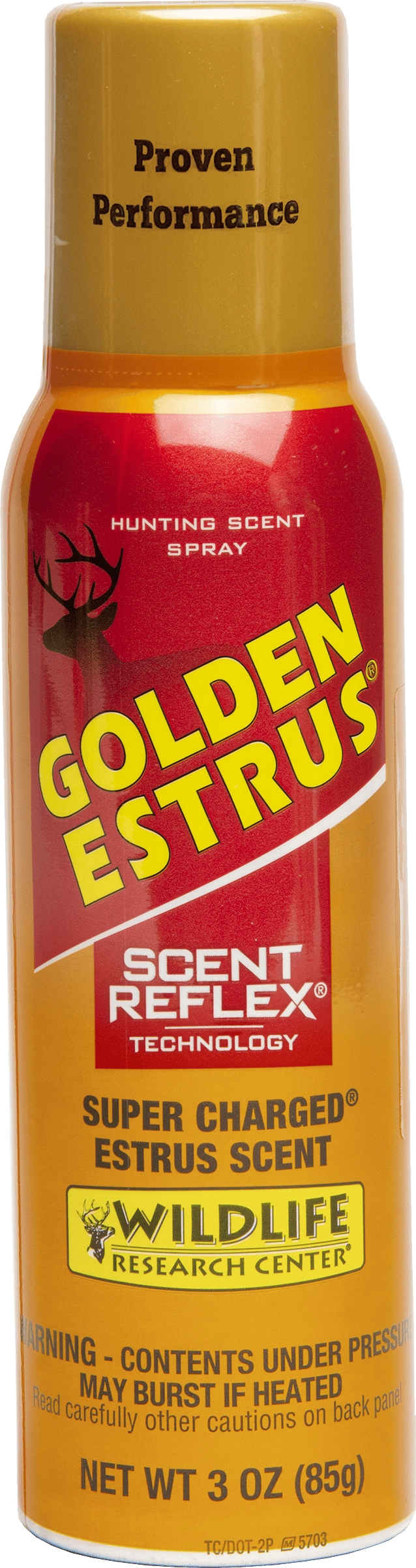 Wildlife Research Center GOLDEN ESTRUS 3oz SPRAY WITH SCENT REFLEX TECHNOLOGY 404-3