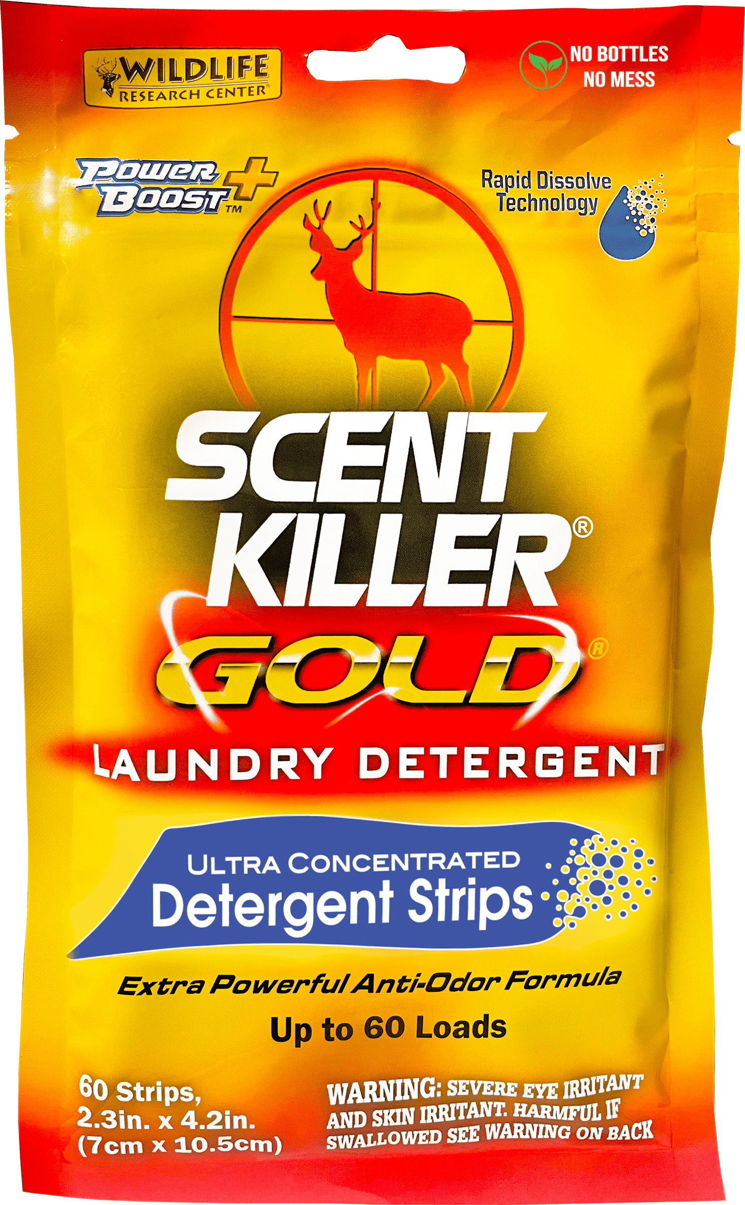 Wildlife Research Center Scent Killer Gold Laundry Detergent Ultra-Concentrated Detergent Strips