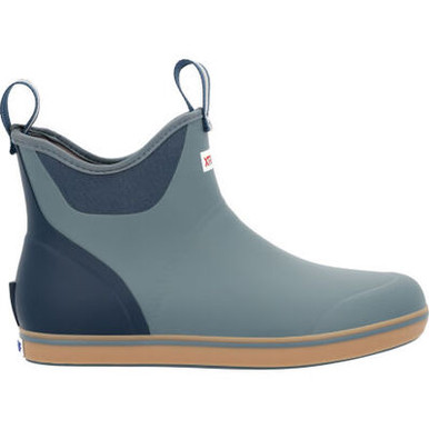 XTRATUF Men's 6 Inch Ankle Deck Boot - Stormy Blue