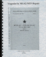 Yugoslavia M53/MG42 Armorer's Manual - Yugoslavia Military Issue