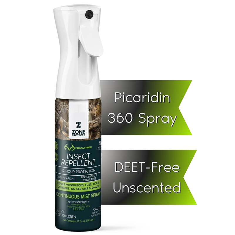 Zone Protects - Realtree Picaridin Insect Repellent 10oz Mistosol Spray