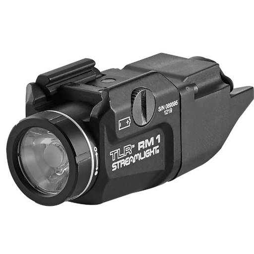 Streamlight TLR RM 1 500 Lumen Rifle Rail Mount CR123A Black Push Button- 69441