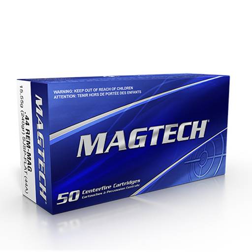 Magtech 44 Magnum 240 Grain Semi Jacketed Soft Point 50 Round Box- 44A