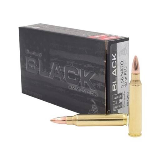 Hornady Black 5.56 NATO 62 Grain FMJ 20 Round Box- 81263