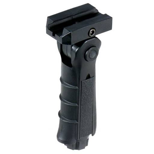 UTG Model 4 5 Postion Folding Foregrip Black- RB-FGRP170B