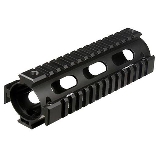 UTG Model 4/15 Drop In Carbine Length Quad Rail AR-15 Black- MTU001