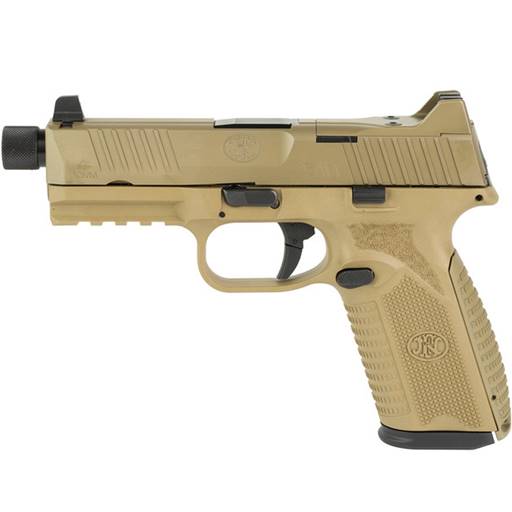 FN 510 Tactical 10mm FDE 4.7" Threaded Barrel Optic Ready 22 Rounds- 66-101376