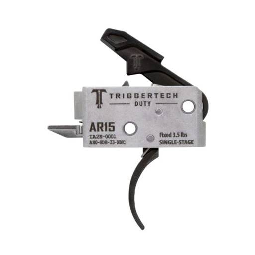 Triggertech AR-15 Duty Trigger Curved Black 3.5 Pound- AH0-SDB-33-NNC