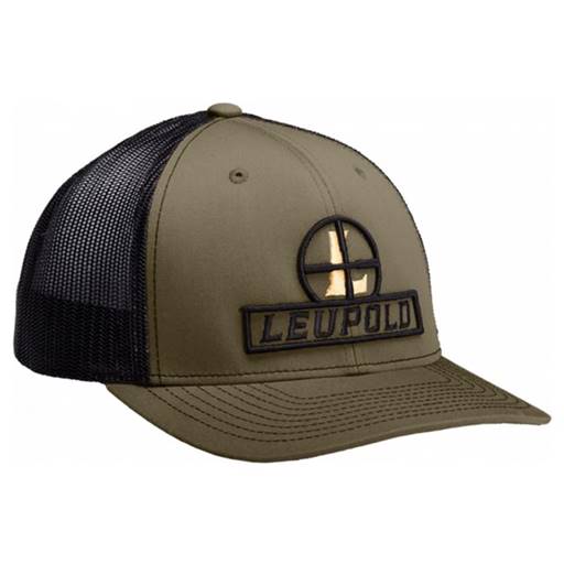 Leupold Reticle Logo Trucker Hat OD Green/Black- 170585