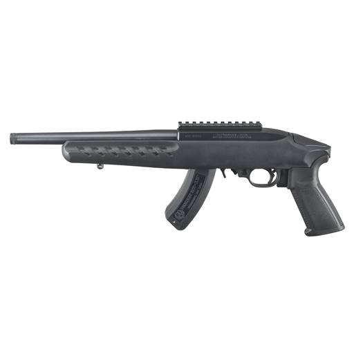 Ruger 22 Charger 22LR Black Synthetic 10" Threaded Barrel 15 Rounds- 04923