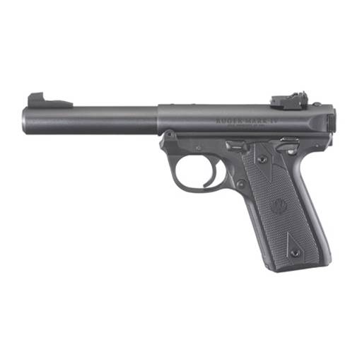 Ruger Mark IV 22/45 22LR Black 5.5" Bull Barrel 10 Rounds- 40107