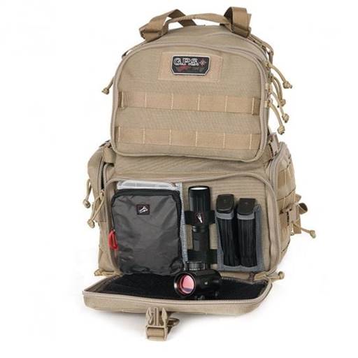 GPS Tactical Range Backpack Tan- GPS-T1612BPT