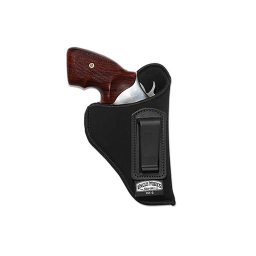 Uncle Mikes Inside The Waistband Right Hand Medium 3.25" Barrel Soft Black Holster- 8912-1