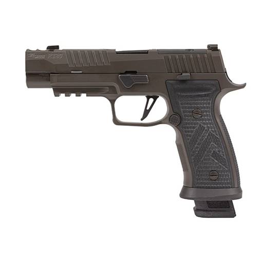 Sig Sauer P320 Legion 9mm AXG Pro Compensated Gray Optic Cut 3.9" Barrel 21 Rounds- 320AXGF-9-LEGION