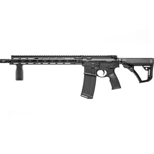Daniel Defense DDM4 V7 556 Black Mlok Rail 16" Barrel SSA Trigger MBUS Pro Sights 32 Round- WEBGB-1122-2