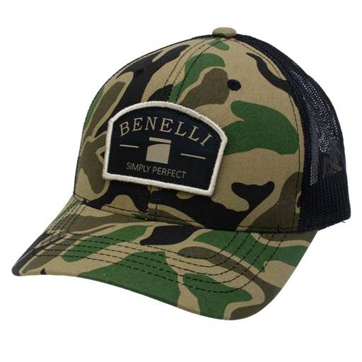 Benelli Logo Trucker Hat Vintage Timber- 91214