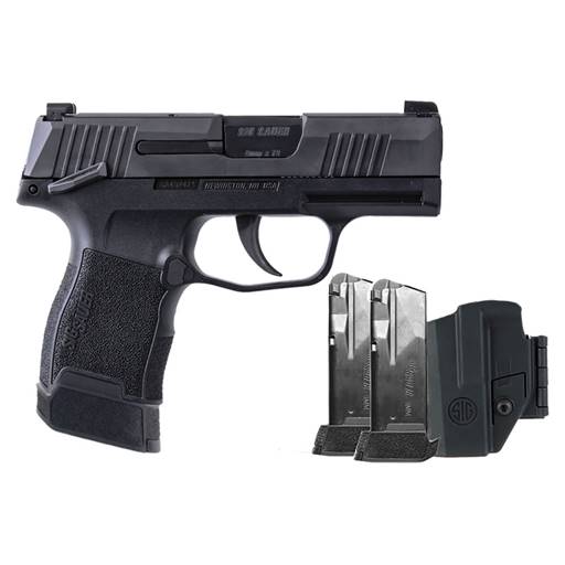 Sig Sauer P365 Tacpac 9mm Black Optic Cut Manual Safety 3.1" Barrel12 Rounds- 365-9-BXR3P-MS-TACPAC
