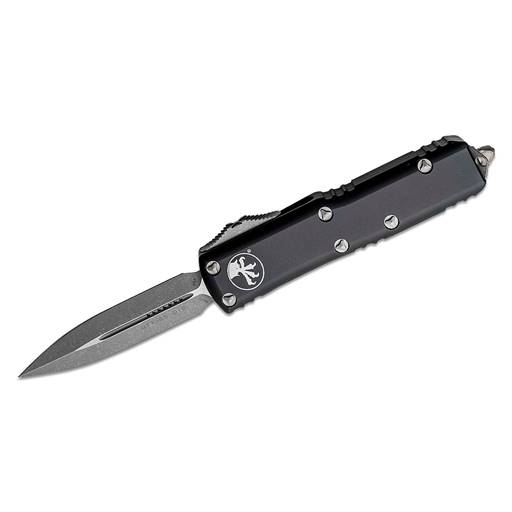 Microtech UTX-85 Double Edged Black Scale Apocalyptic Blade Out the Front Auto- 232-10AP