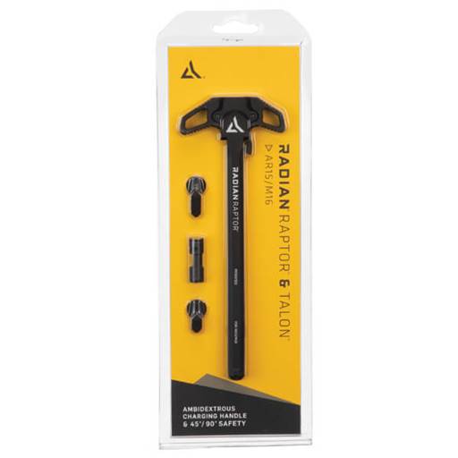 Radian Weapons Raptor Charging Handle And Talon Ambi Safety Combo Pack Black- R0275