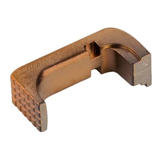 Shield Arms Steel Mag Catch/Release Fits Glock 43X/48 Bronze- G43X-EMR-BRONZE