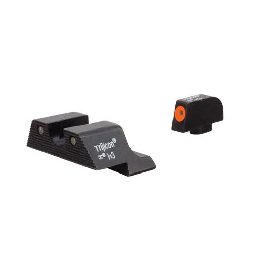 Trijicon HD XR Night Sight Black Rear Orange Front Green Tritium Fits Glock 42 43- GL613-C-600846
