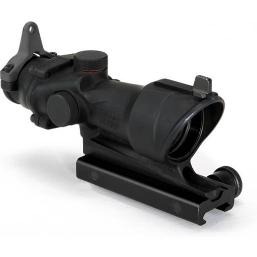 Trijicon ACOG 4x32 M4A1 .308 BDC Amber Reticle With Back Up Iron Sights on Top- TA01NSN-308