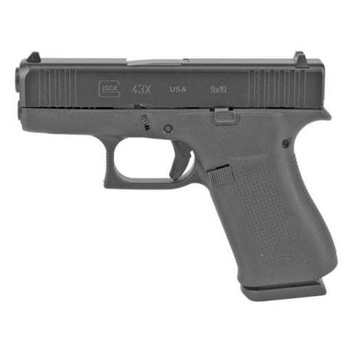 GLOCK 43X 9mm Front Serration 3.39" Barrel 10 Round- UX4350201