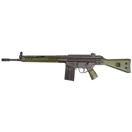 PTR Industries 91 GIR 308 Black Barrel Green Furniture 18" Barrel- PTR101